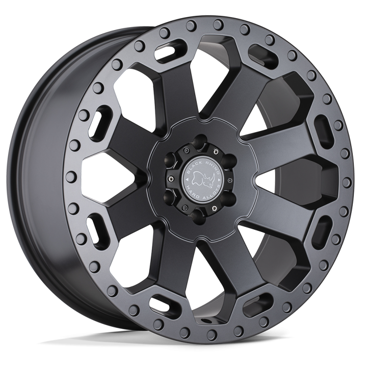 Felga aluminiowa WARLORD Matte Gunmetal BLACK RHINO