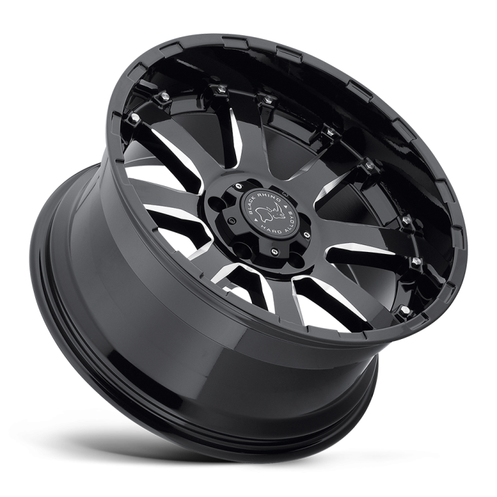 Felga aluminiowa SIERRA Gloss Black W/ Milled Spokes BLACK RHINO - ujęcie 3