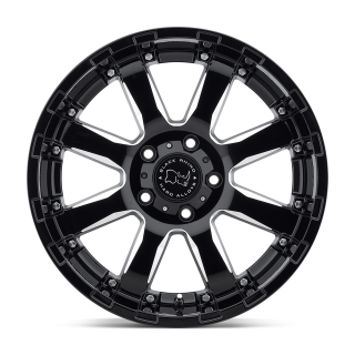 Felga aluminiowa SIERRA Gloss Black W/ Milled Spokes BLACK RHINO - ujęcie 2