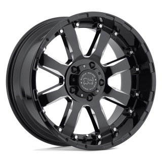 Felga aluminiowa SIERRA Gloss Black W/ Milled Spokes BLACK RHINO