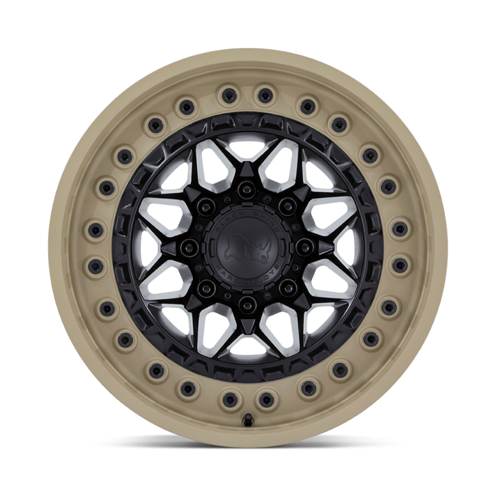 Felga aluminiowa ALPHA Matte Black W/ Sand Lip BLACK RHINO - ujęcie 3