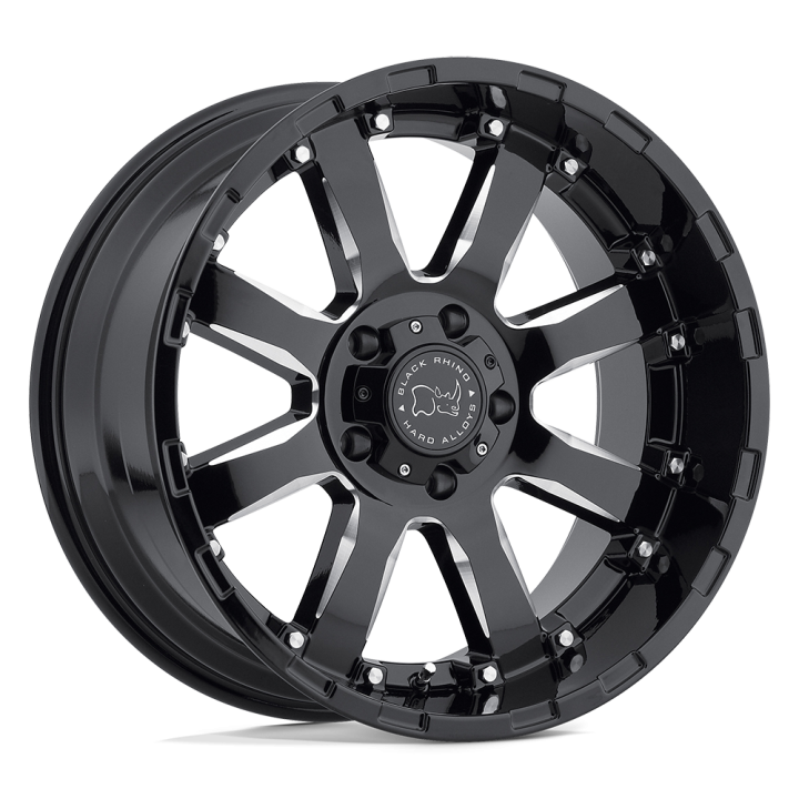 Felga aluminiowa SIERRA Gloss Black W/ Milled Spokes BLACK RHINO
