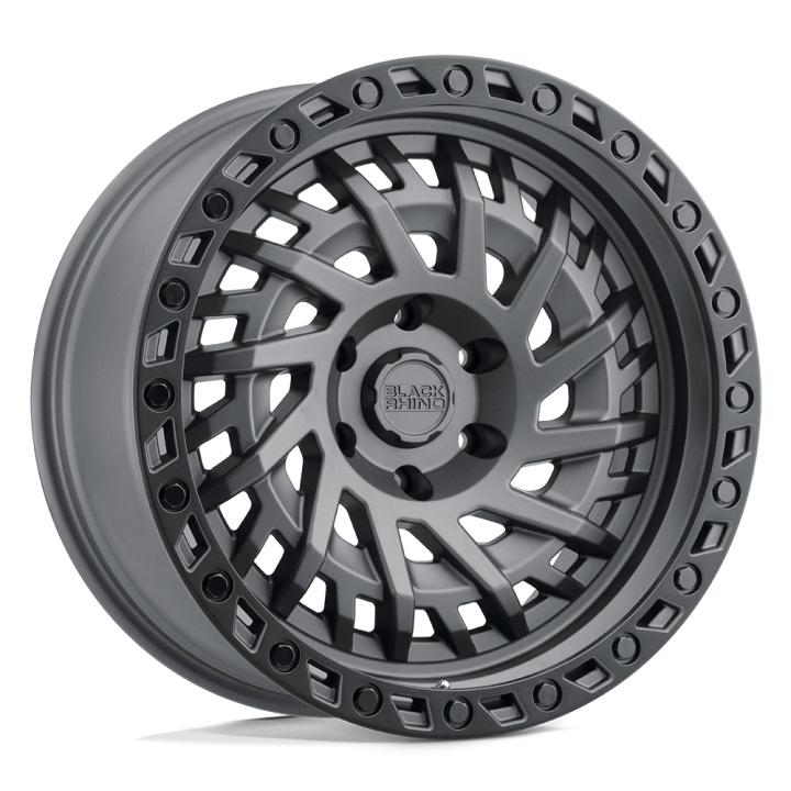 Felga aluminiowa SHREDDER Matte Gunmetal W/ Black Ring BLACK RHINO