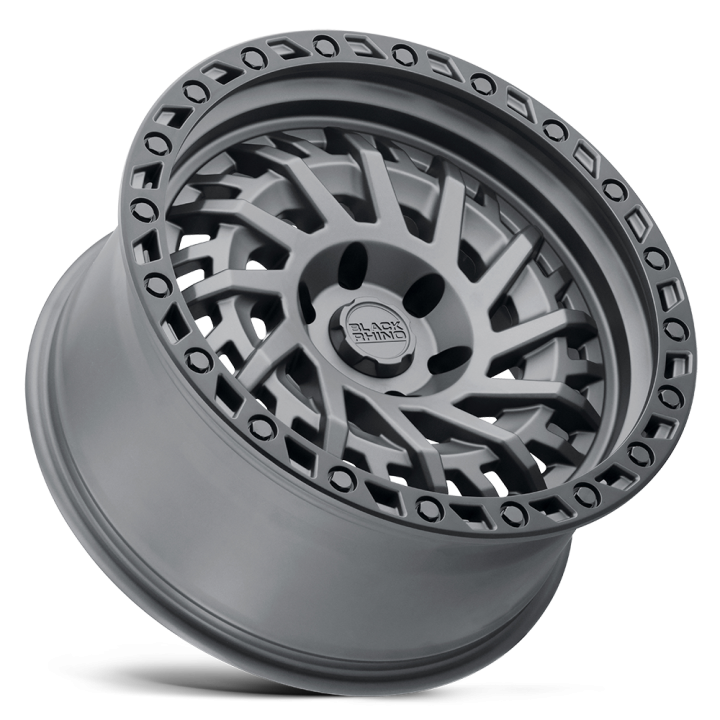 Felga aluminiowa SHREDDER Matte Gunmetal W/ Black Ring BLACK RHINO - ujęcie 3