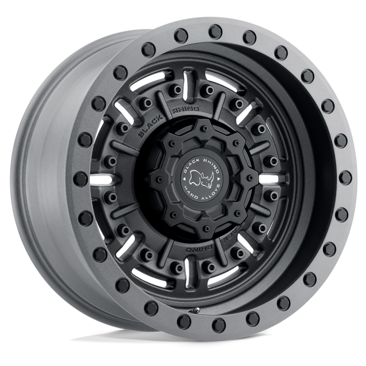 Felga aluminiowa ABRAMS Textured Matte Gunmetal BLACK RHINO