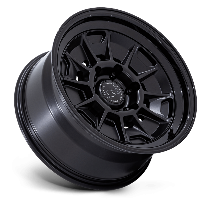 Felga aluminiowa BR021 MONDO Matte Black W/ Gloss Black Lip BLACK RHINO - ujęcie 2