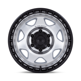 Felga aluminiowa BR018 VOYAGER Silver Machined W/ M-black Lip BLACK RHINO - ujęcie 2