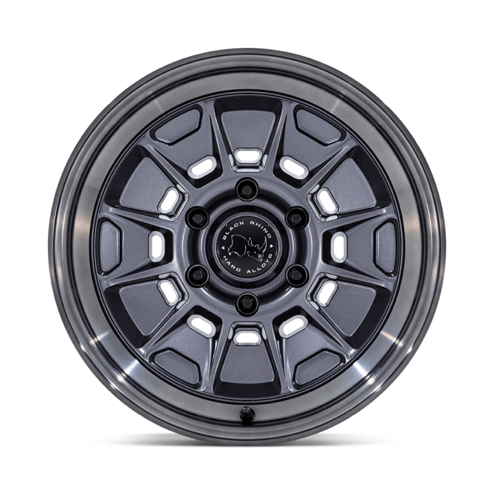 Felga aluminiowa BR021 MONDO Matte Gunmetal W/ Gloss Gray Lip BLACK RHINO - ujęcie 2