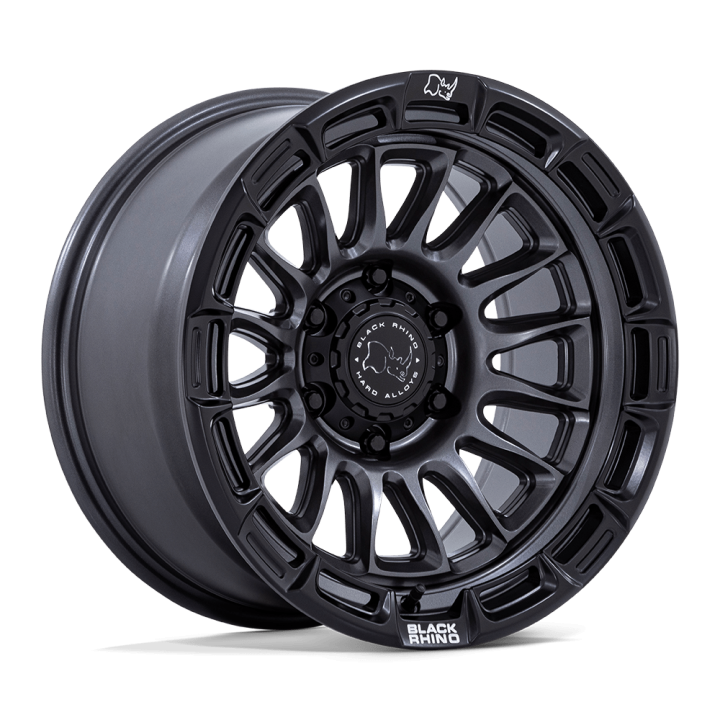 Felga aluminiowa BR025 RIVAL Matte Gunmetal W/ Matte Black Lip BLACK RHINO