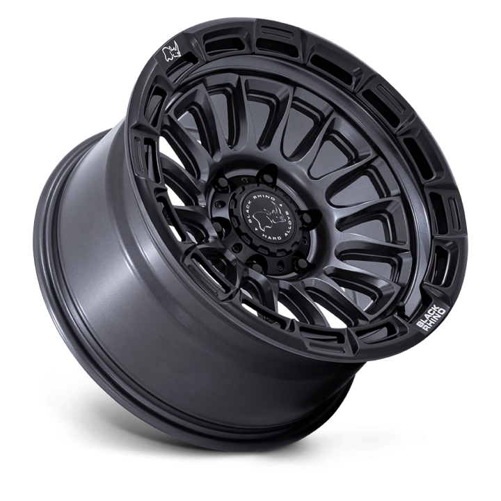 Felga aluminiowa BR025 RIVAL Matte Gunmetal W/ Matte Black Lip BLACK RHINO - ujęcie 3