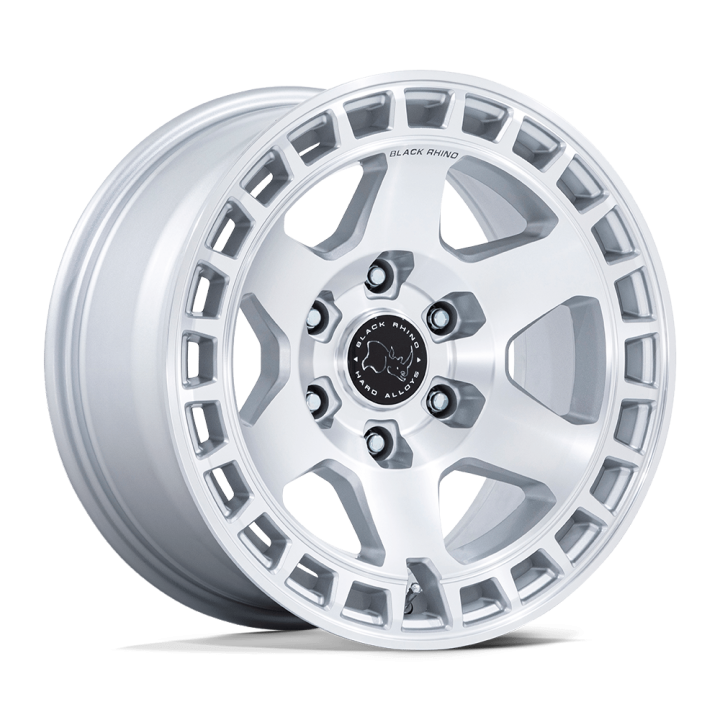 Felga aluminiowa BR022 BAHARI Gloss Silver W/ Machined Face BLACK RHINO