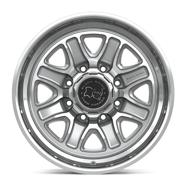 Felga aluminiowa BR032 ECHO Gloss Silver W/ Machined Face BLACK RHINO - ujęcie 3