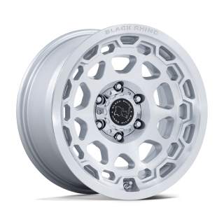 Felga aluminiowa BR026 CONGO Gloss Silver W/ Machined Face BLACK RHINO
