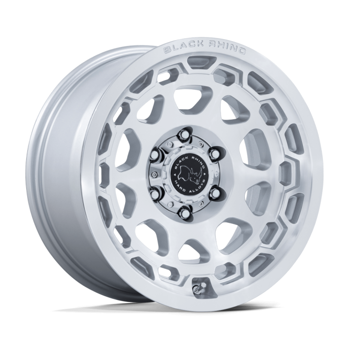 Felga aluminiowa BR026 CONGO Gloss Silver W/ Machined Face BLACK RHINO