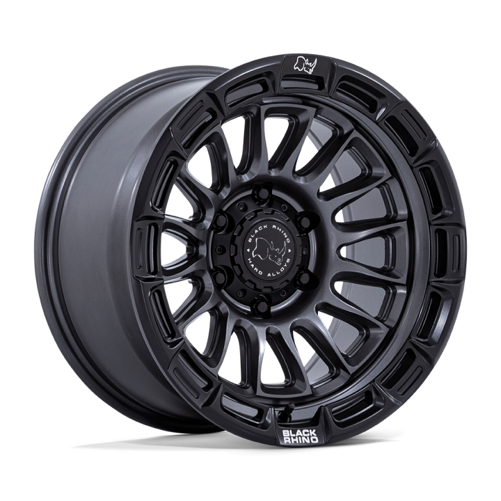 Felga aluminiowa BR025 RIVAL Matte Gunmetal W/ Matte Black Lip BLACK RHINO