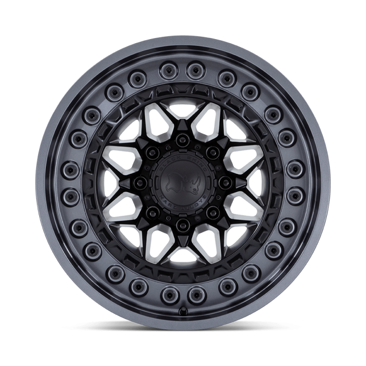 Felga aluminiowa Matte Black W/ Gunmetal LIP Alpha Black Rhino - ujęcie 2