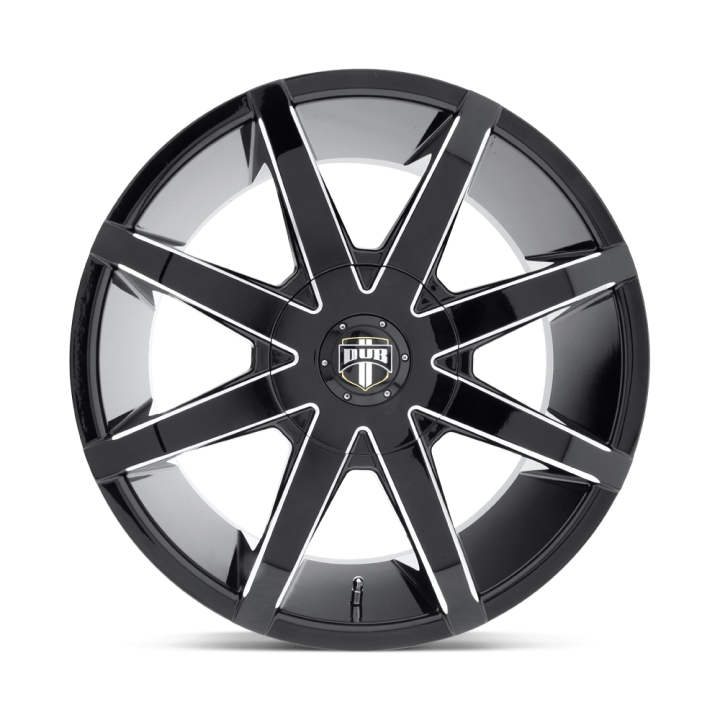 Felga aluminiowa S109 PUSH Gloss Black Milled DUB - ujęcie 3