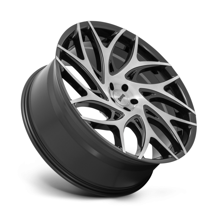 Felga aluminiowa S260 G.O.A.T. Brushed Face W/ Gloss Black Dark Tint Spokes DUB - ujęcie 3