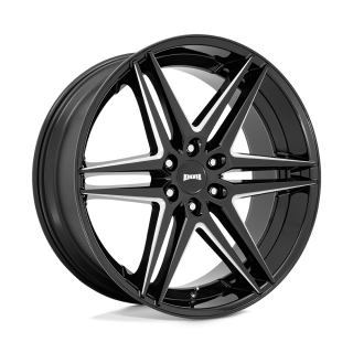 Felga aluminiowa S267 DIRTY DOG Glossy Black Milled DUB