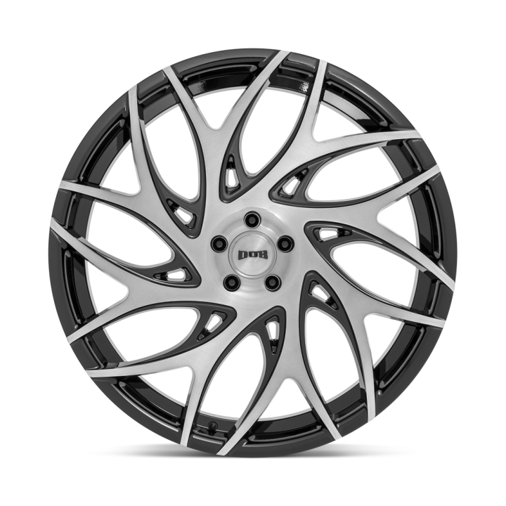 Felga aluminiowa S260 G.O.A.T. Brushed Face W/ Gloss Black Dark Tint Spokes DUB - ujęcie 2
