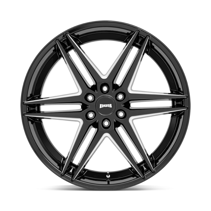 Felga aluminiowa S267 DIRTY DOG Glossy Black Milled DUB - ujęcie 3