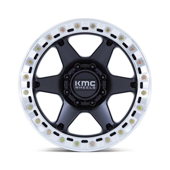 Felga aluminiowa KM238 VI BEADLOCK Satin Black W/ Machined Ring KMC - ujęcie 2