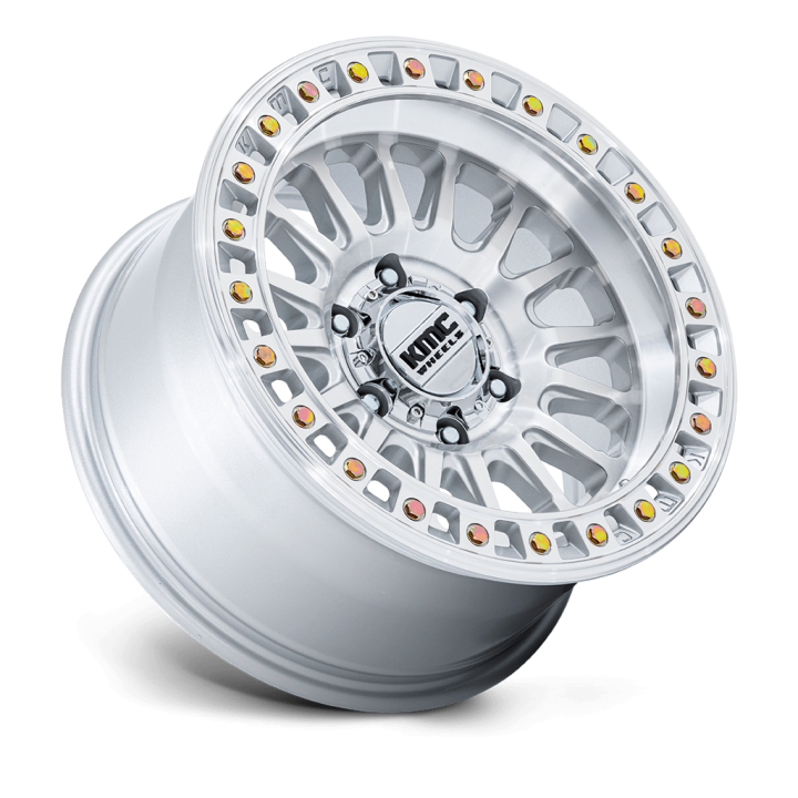 Felga aluminiowa KM552 IMS Gloss Silver W/ Machined Face KMC - ujęcie 3