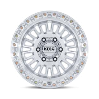 Felga aluminiowa KM554 AZTEC Gloss Silver W/ Machined Face KMC - ujęcie 2