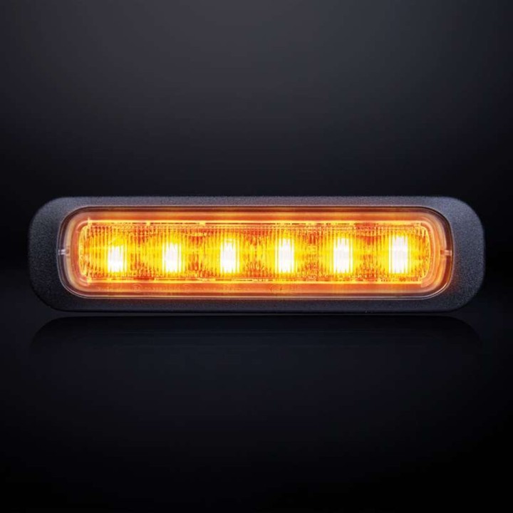 Lampa ostrzegawcza Strands Dark Knight 6 LED, klosz przyciemniany - ujęcie 2