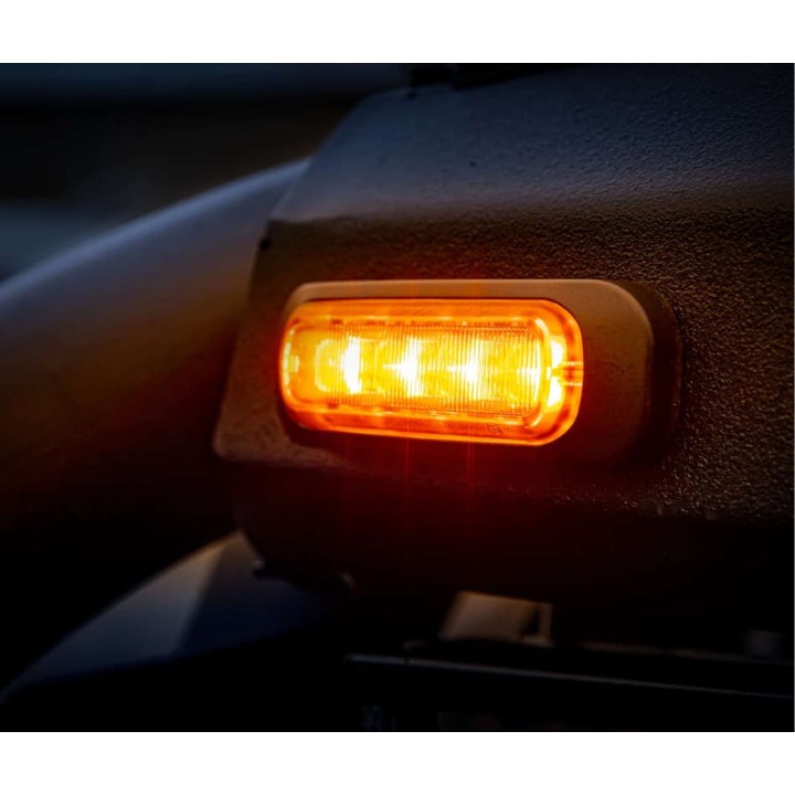 Lampa ostrzegawcza Strands Dark Knight 6 LED, klosz przyciemniany - ujęcie 5