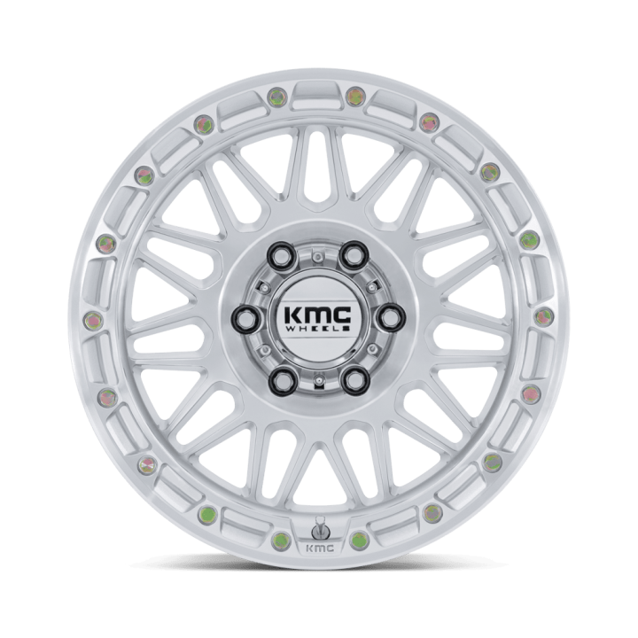 Felga aluminiowa KM555 ATTACK Gloss Silver W/ Machined Face KMC - ujęcie 2