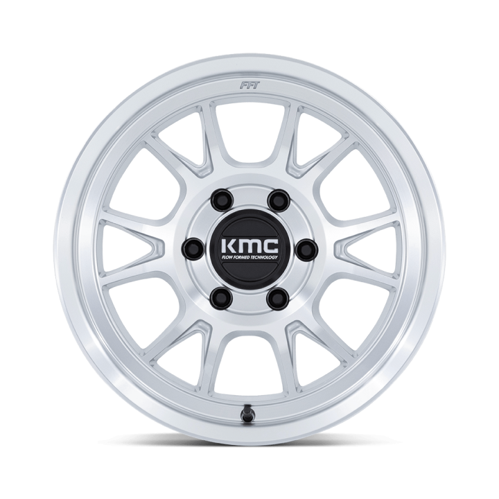 Felga aluminiowa KM729 RANGE Gloss Silver W/ Machined Face KMC - ujęcie 3
