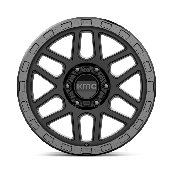 Felga aluminiowa KM544 MESA Satin Black W/ Gloss Black Lip KMC - ujęcie 2