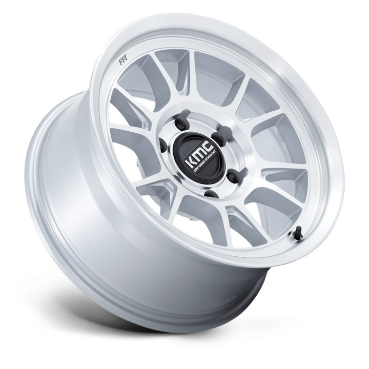 Felga aluminiowa KM729 RANGE Gloss Silver W/ Machined Face KMC - ujęcie 2