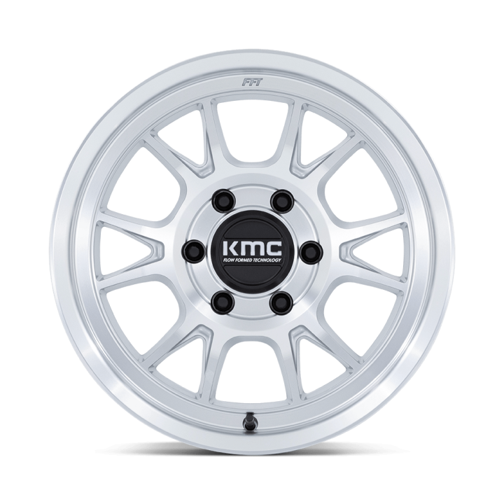 Felga aluminiowa KM729 RANGE Gloss Silver W/ Machined Face KMC - ujęcie 3