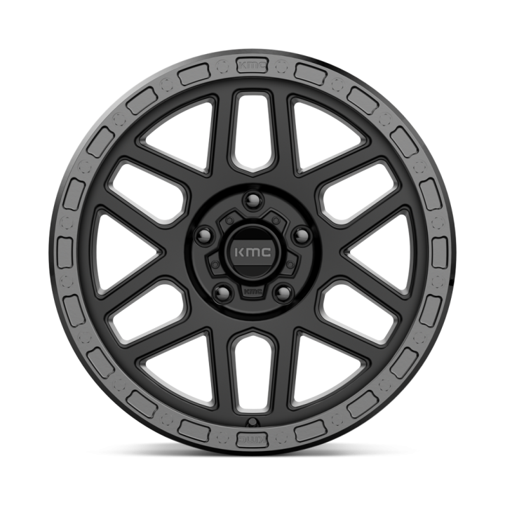Felga aluminiowa KM544 MESA Satin Black W/ Gloss Black Lip KMC - ujęcie 3