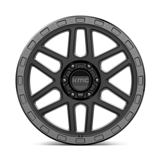 Felga aluminiowa KM544 MESA Satin Black W/ Gloss Black Lip KMC - ujęcie 2