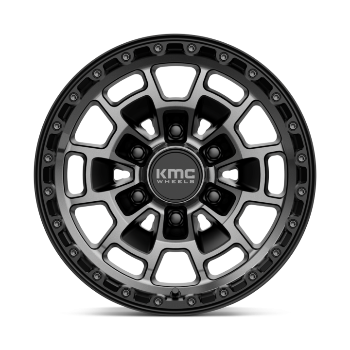 Felga aluminiowa KM718 SUMMIT Satin Black W/ Gray Tint KMC - ujęcie 2