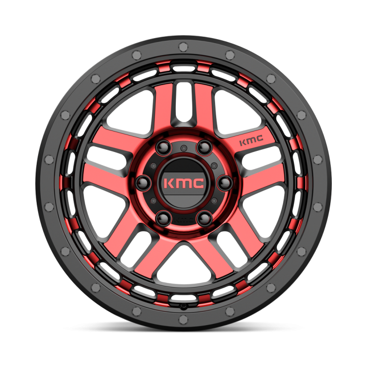 Felga aluminiowa KM540 RECON Gloss Black Machined W/ Red Tint KMC - ujęcie 2