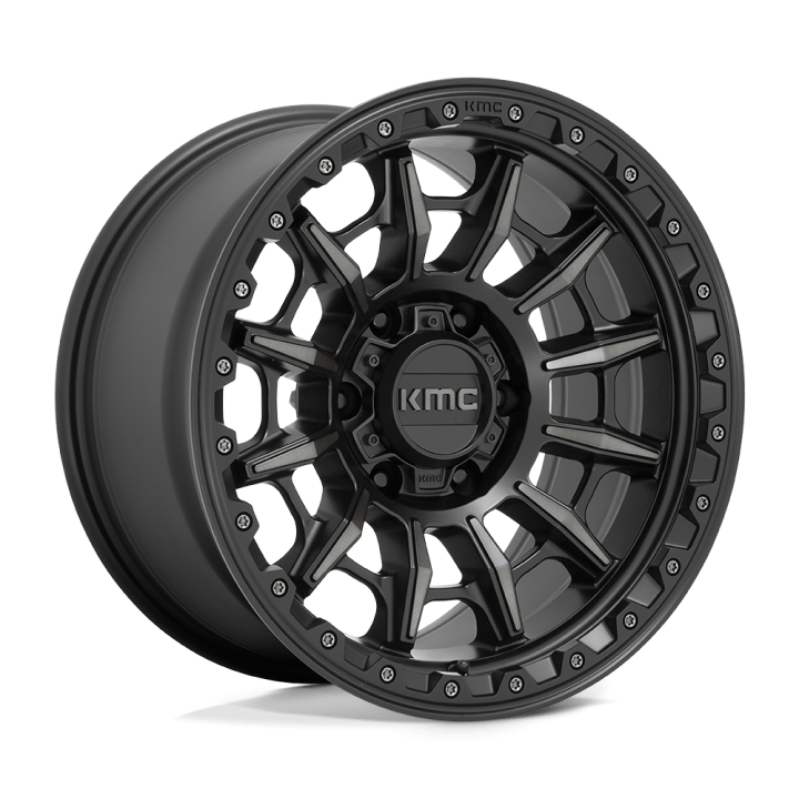 Felga aluminiowa KM547 CARNAGE Satin Black W/ Gray Tint KMC