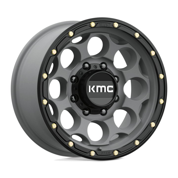 Felga aluminiowa KM541 DIRTY HARRY Satin Gray W/ Black Lip KMC