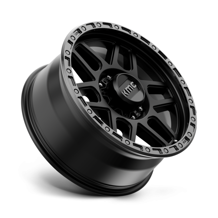 Felga aluminiowa KM544 MESA Satin Black W/ Gloss Black Lip KMC - ujęcie 3