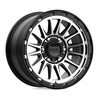 Felga aluminiowa KM542 IMPACT Satin Black Machined KMC