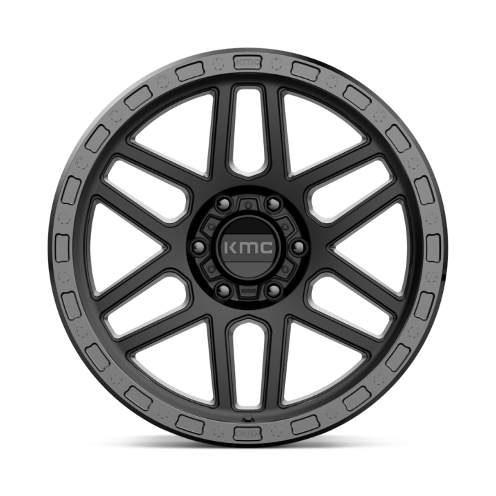 Felga aluminiowa KM544 MESA Satin Black W/ Gloss Black Lip KMC - ujęcie 3