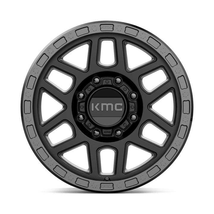 Felga aluminiowa KM544 MESA Satin Black W/ Gloss Black Lip KMC - ujęcie 2