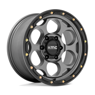 Felga aluminiowa KM541 DIRTY HARRY Satin Gray W/ Black Lip KMC