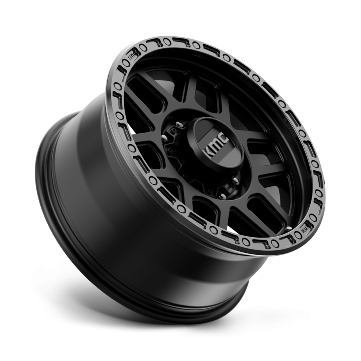Felga aluminiowa KM544 MESA Satin Black W/ Gloss Black Lip KMC - ujęcie 3