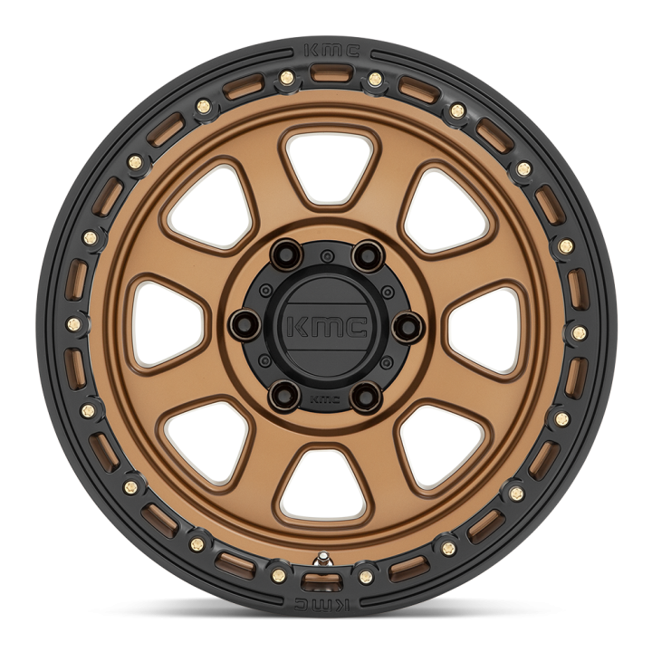 Felga aluminiowa KM548 CHASE Matte Bronze W/ Black Lip KMC - ujęcie 2