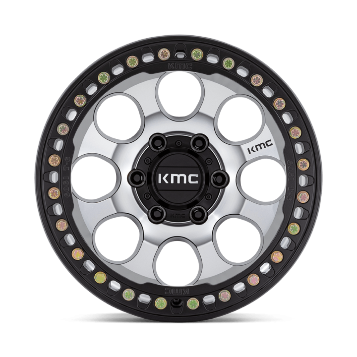 Felga aluminiowa KM237 RIOT BEADLOCK Machined Face Satin Black Windows & Ring KMC - ujęcie 2