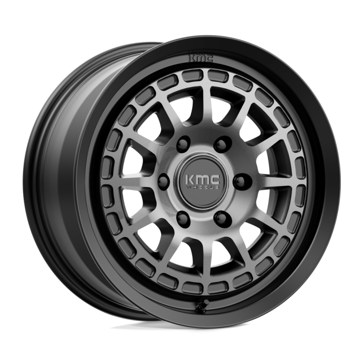 Felga aluminiowa KM719 CANYON Satin Black W/ Gray Tint KMC